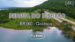 096 - 4K - Drone - Represa do Ribeirão João Leite - BR 060 - Goiânia #represa #represas #dji #drone