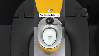 Toilets that clean themselves,  Sit back, relax, and let technology do its thing! 🚽✨ #SmartToilet