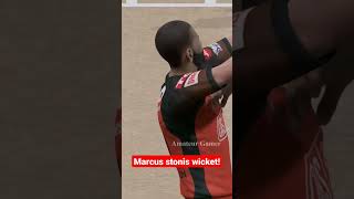 Marcus Stonis Wicket! Mishit! #shorts #cricket22