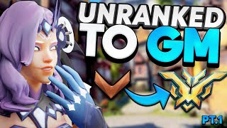 UNRANKED TO GM: MERCY ONLY - TOP 500 MERCY MAIN - (PT. 1) (PLACEMENTS) - Overwatch 2