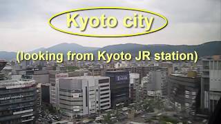 Kyoto city seen from Kyoto JR Station