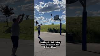 Working On Ball Pickup Into Jumpshot After Dribble Move