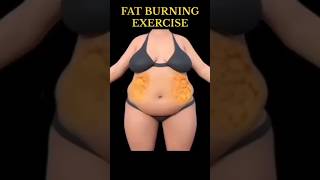 🧘🏽‍♀️♨️  Fat burning exercise fatloose #skincare #health #fatloss belly #slime #shorts