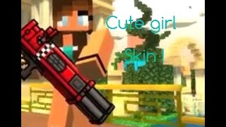 Pixel gun: Cute Girl Skin