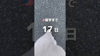 🇺🇸留学まで17日！！