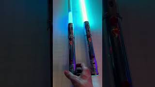 Two Lightsaber Shades of Blue #Shorts #twins #sabers #short