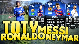 OMG FIFA 16 TOTY MESSI, RONALDO & NEYMAR IN REAL LIFE !!!