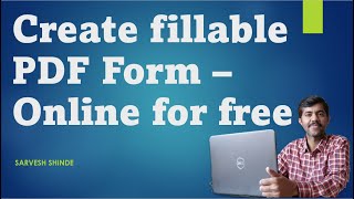 Create Fillable PDF Form Online | Convert PDF to PDF Form | PDF Form Template | Add Textbox in PDF