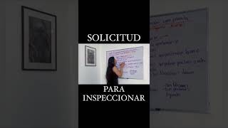 Solicitud para inspeccionar