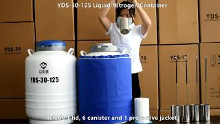 YDS-30-125 30L 125mm caliber liquid nitrogen tank