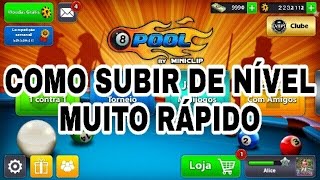 8 Ball Pool - Como Subir de Nível MAIS Rápido (Método novo)