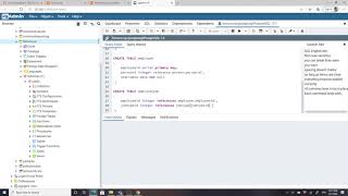 Video for creating co-op database and tables