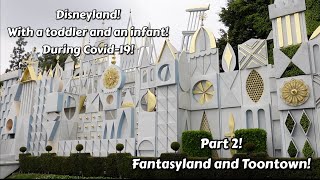 Disneyland with 2 Babies Under 2 | Part 2: Fantasyland & Toontown | Foster Family Travel | Covid-19