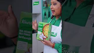 Savi bringing her acclaimed Kiribath dish straight to the Knorr Kitchen!