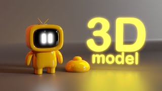 Robot 3D modelling tutorial / Blender