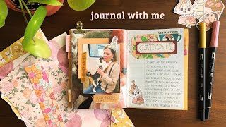 Journal With Me | Journaling Process | Journaling About My Visit To A Cat Café