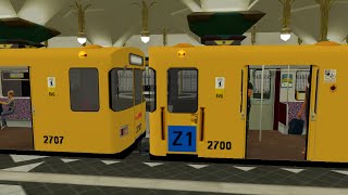 TRS 2004 U Bahn Berlin F79 2700 U7  Kurzläufer im Jahr 2014