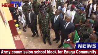 ENUGU COMMUNITY BENEFITS FROM NIGERIA ARMY-CIVIL MILITARY PROJECT....@herotvng