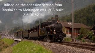 Steam on the Zentralbahn line - August 2010