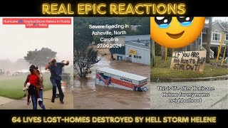 64 Lives Lost-Homes Destroyed-People Stranded by Biblical Helene Hell Storm