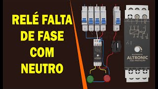 Relé Falta de Fase Com ou Sem o Neutro