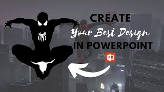 Spiderman Design in PowerPoint #design #spiderman #marvel #tutorials #creative #powerpoint #art