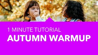 Affinity Photo Warmup your AUTUMN photos for a more vibrant effect