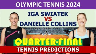 Iga Swiatek vs Danielle Collins | Olympic tennis 2024