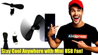 Cool and Convenient: HOT Creative Mini Portable Micro USB Fan Review!