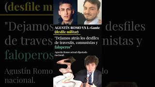 #agustinromo VS #lgante #desfilemilitar #argentina #milei