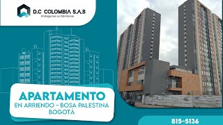 ARRIENDO DE APARTAMENTO EN BOSA PALESTINA BOGOTÁ