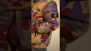 Пуховик Stone Island HERITAGE CAMO RIPSTOP NYLON DOWN 7715435Е7 #stoneisland