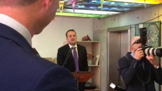 Social Protection Minister Leo Varadkar launches Temple Bar Festival