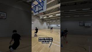 Working On Creating Space To Shoot The Basketball ( One Bounce Side Step)