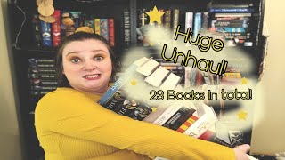 Book Unhaul! ~ 23 books are going!