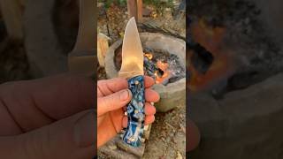 Making stainless steel knives from golf clubs #knife #knifeskills