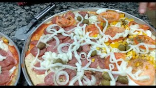 Pizza de Massa Mole (Muito Fácil) - Lucimara Camilo