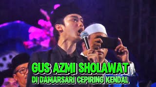 Hujan Deras, Gus Azmi makin Khusyuk Sholawat di Damarsari Kendal #viral #viralshorts