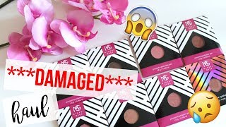 Makeup Geek ***DAMAGED*** HAUL ! -  I'm shocked!!!!