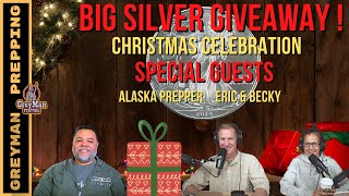 Big Silver Giveaway and Christmas Party!