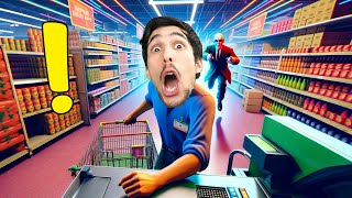 INSEGUITO DA STRANE PERSONE al SUPERMERCATO!! | Supermarket Simulator