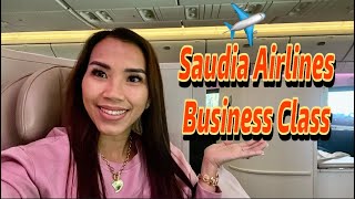 SAUDIA AIRLINES BUSINESS CLASS | Riyadh to London | New Riyadh Terminal Is Amazing