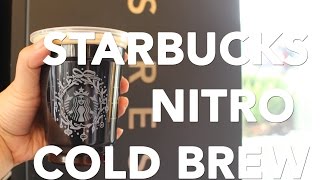 Starbucks Nitro Cold Brew || Gastrofork.ca