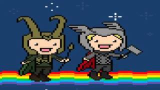 NYAN LOKI AND THOR