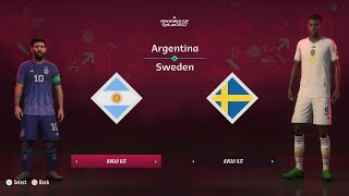 FIFA 23 | COPA MUNDIAL QATAR 2022 | ARGENTINA VS SUECIA | 4K 60FPS | PS5