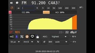 Sporadic 18.06.2023. 91.2 MHz NRJ Trelleborg