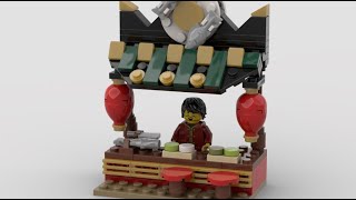 Rolling out the Bricks: Sushi Stand MOC