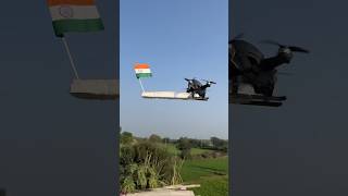 Flag On Drone 🇮🇳 #shorts #outofmindexperiment