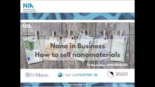 Nano in Business - How to sell nano materials