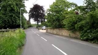 Brompton Bicycle ride through part of Hurstbourne Priors, Hampshire, UK